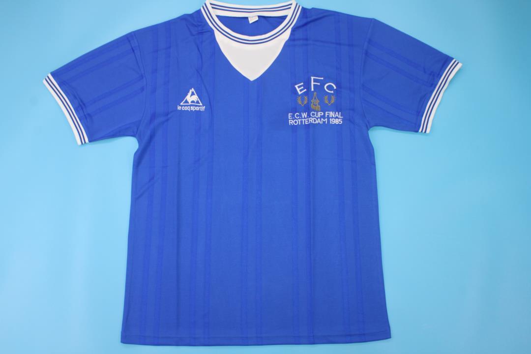 AAA Quality Everton 1985 E.C.W. Cup Final Soccer Jersey